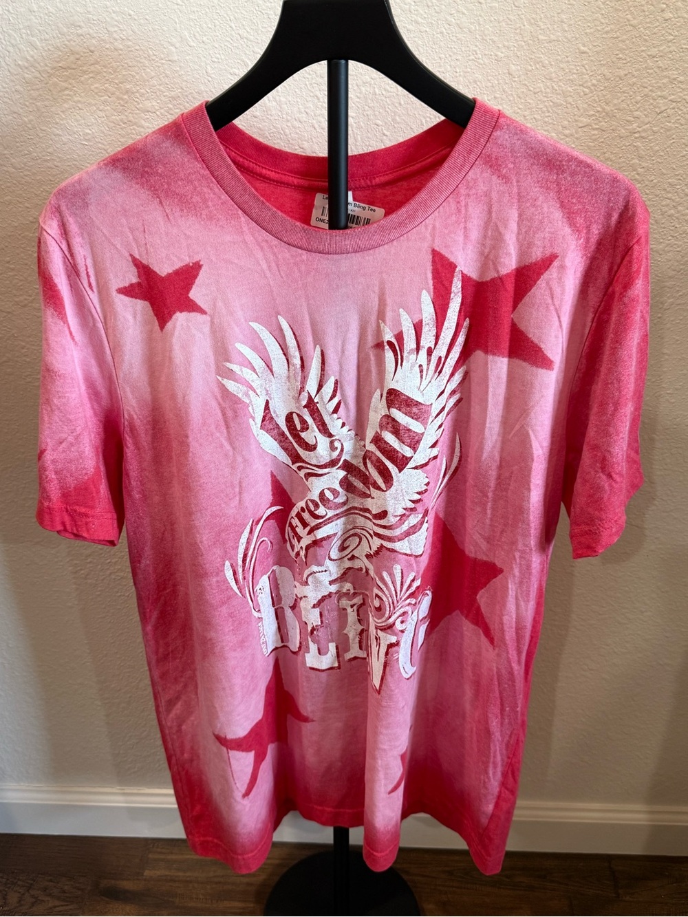 One24 Rags let freedom bling T-shirt